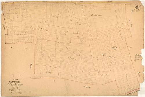 Magnicourt, section C dite des conges, feuille n° 2, parcelles n°176-484