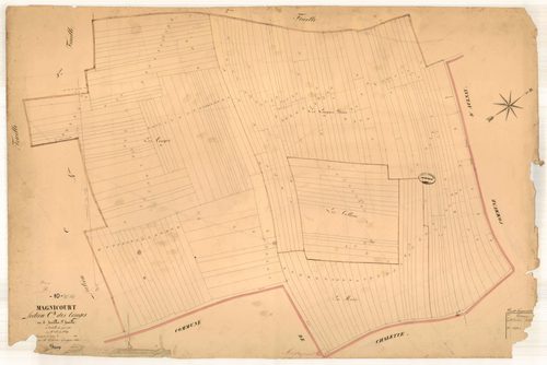 Magnicourt, section C dite des conges, feuille n° 3, parcelles n°485-689
