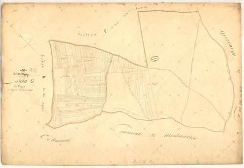 Magny-Fouchard, section G dite des usages
