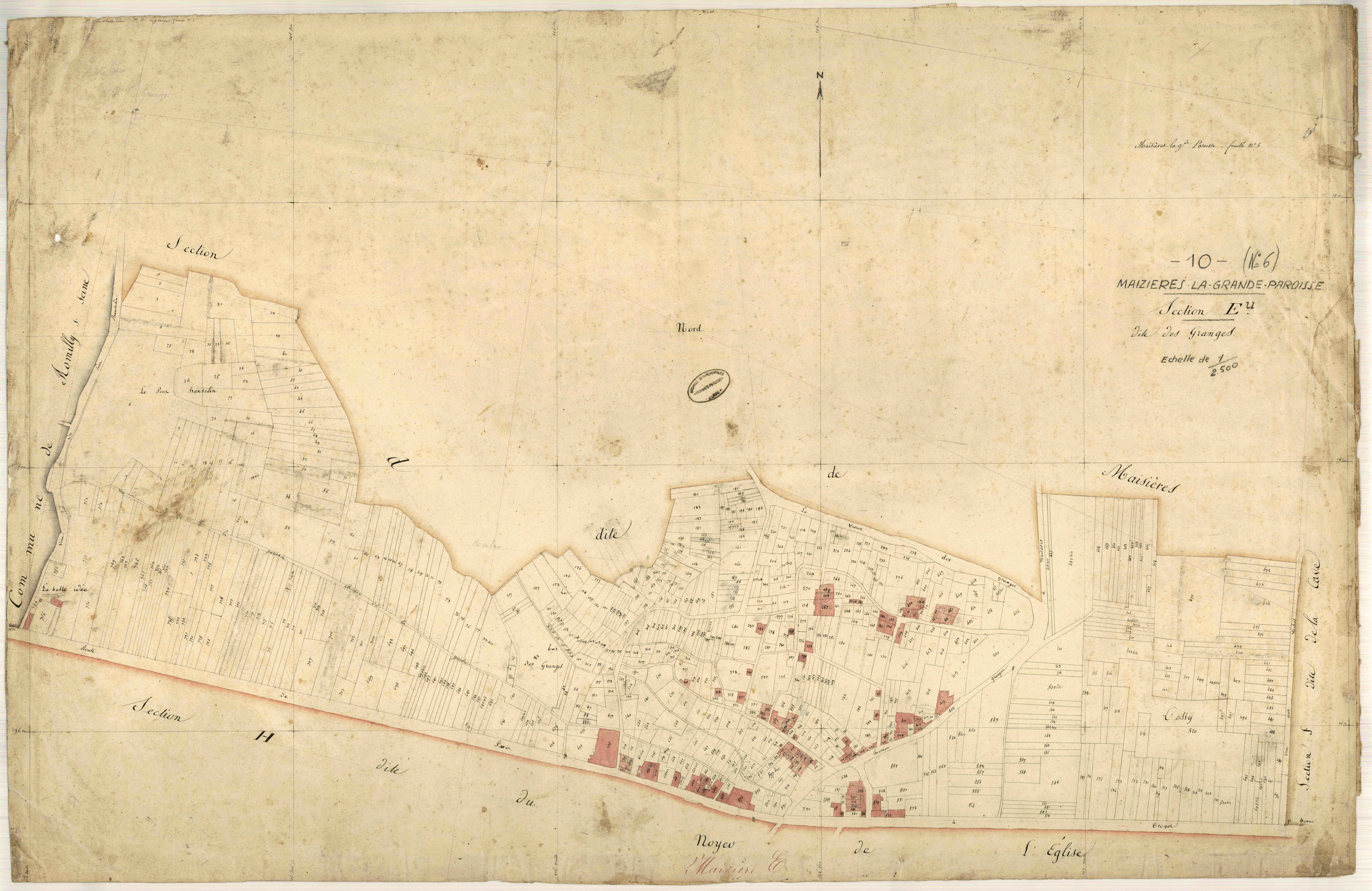 Maizières-la-Grande-Paroisse, section E dite des Granges
