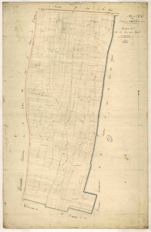 Maizières-la-Grande-Paroisse, section G dite du Croc au Laines, feuille n° 1