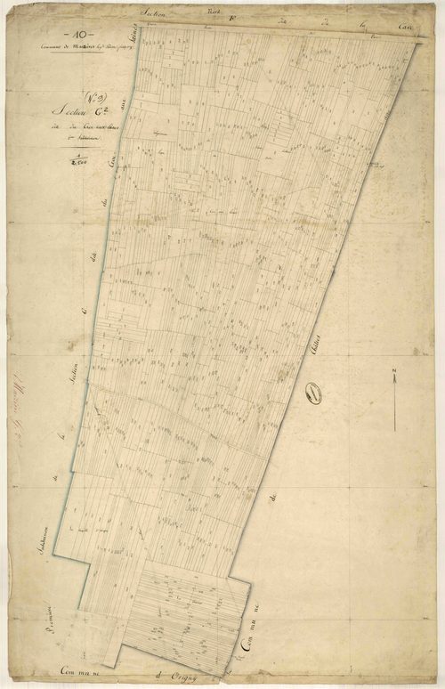 Maizières-la-Grande-Paroisse, section G dite du Croc au Laines, feuille n° 2