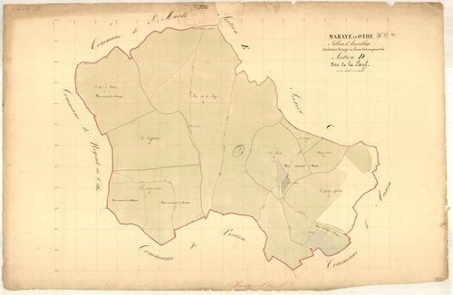 Maraye-en-Othe, tableau d'assemblage section D dite de la Loeuf