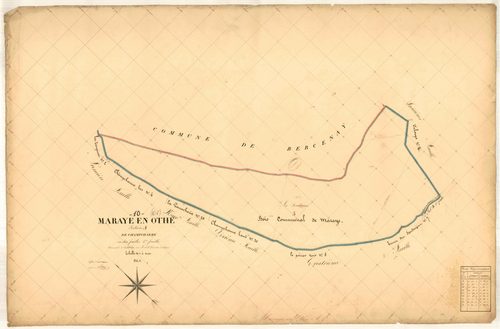 Maraye-en-Othe, section A dite de Champcharme, feuille n° 2