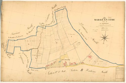 Maraye-en-Othe, section A dite de Champcharme, feuille n° 4