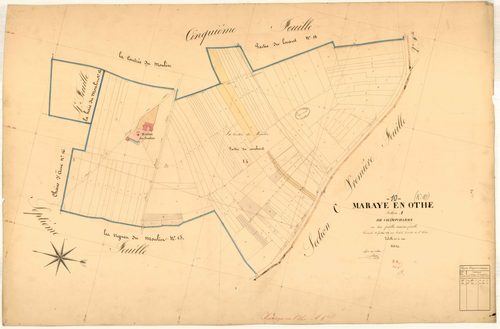 Maraye-en-Othe, section A dite de Champcharme, feuille n° 6
