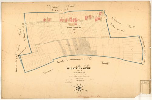Maraye-en-Othe, section A dite de Champcharme, feuille n° 10