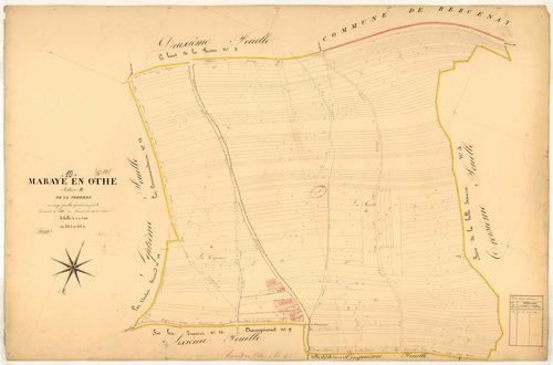 Maraye-en-Othe, section B dite de la perrière, feuille n° 4