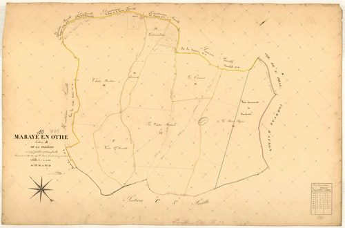 Maraye-en-Othe, section B dite de la perrière, feuille n° 7