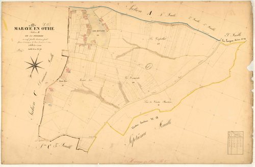 Maraye-en-Othe, section B dite de la perrière, feuille n° 8