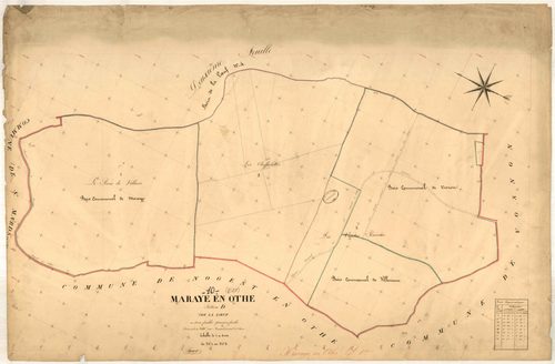 Maraye-en-Othe, section D dite de la loeuf, feuille n° 1