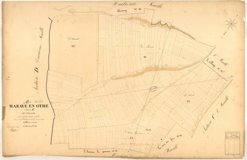 Maraye-en-Othe, section E dite du village, feuille n° 10