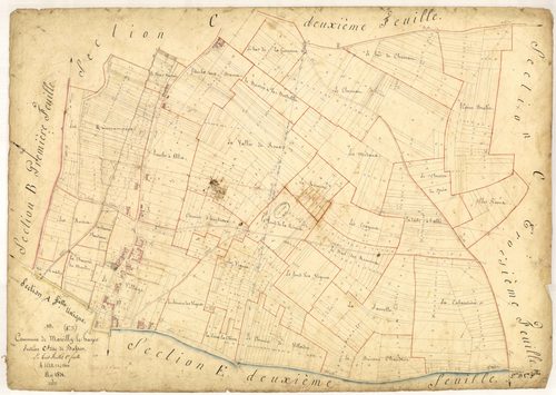 Marcilly-le-Hayer, section C dite de Basson, feuille n° 1