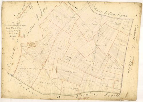 Marcilly-le-Hayer, section C dite de Basson, feuille n° 3