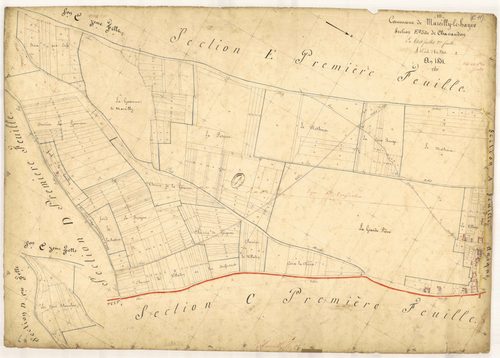 Marcilly-le-Hayer, section E dite de Chavaudon, feuille n° 2