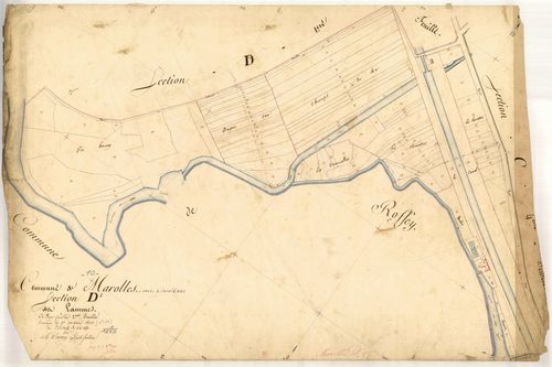 Marolles-sous-Lignières, section D dite des Commes, feuille n° 2