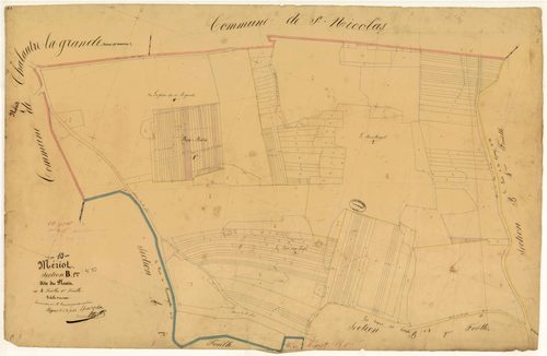 Le Mériot, section B dite du Plessis, feuille n° 1