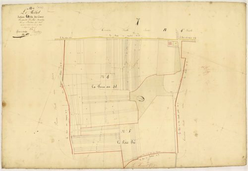 Le Mériot, section C dite des Caves, feuille n° 2