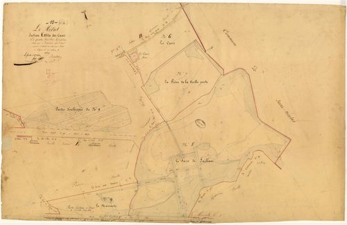 Le Mériot, section C dite des Caves, feuille n° 3