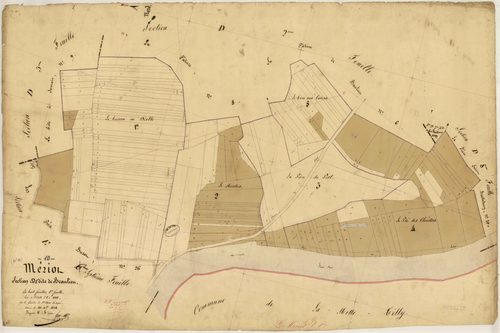 Le Mériot, section D dite de Beaulieu, feuille n° 1