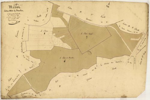 Le Mériot, section D dite de Beaulieu, feuille n° 2