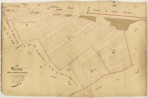 Le Mériot, section D dite de Beaulieu, feuille n° 5