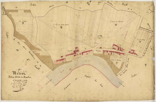 Le Mériot, section D dite de Beaulieu, feuille n° 7