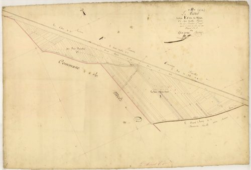 Le Mériot, section E dite du Mériot, feuille n° 1