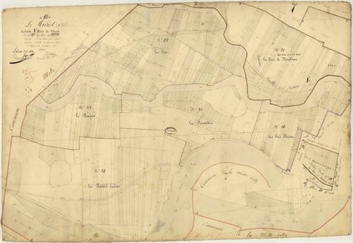Le Mériot, section E dite du Mériot, feuille n° 7