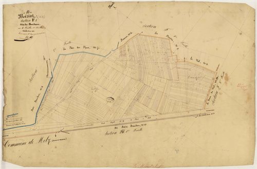 Le Mériot, section F dite du Bordeau, feuille n° 1