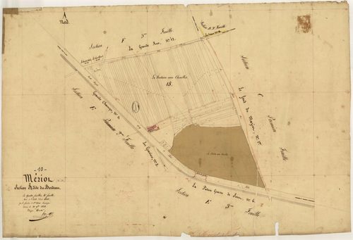 Le Mériot, section F dite du Bordeau, feuille n° 4
