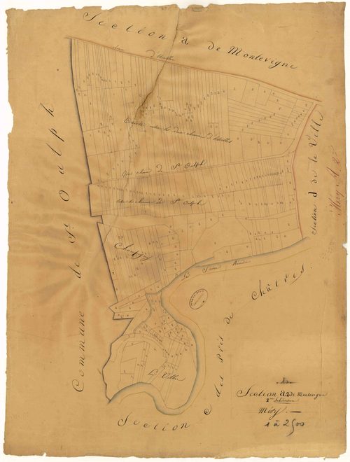 Méry-sur-Seine, section A dite de Montevigne, feuille n° 2