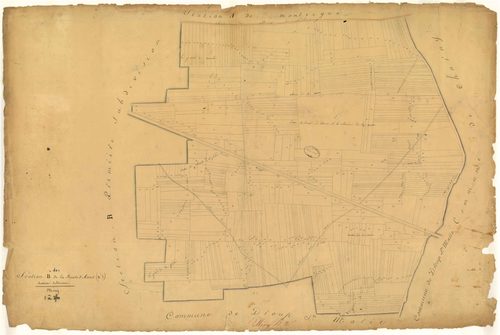 Méry-sur-Seine, section B dite de la Route d'Azeis, feuille n° 2