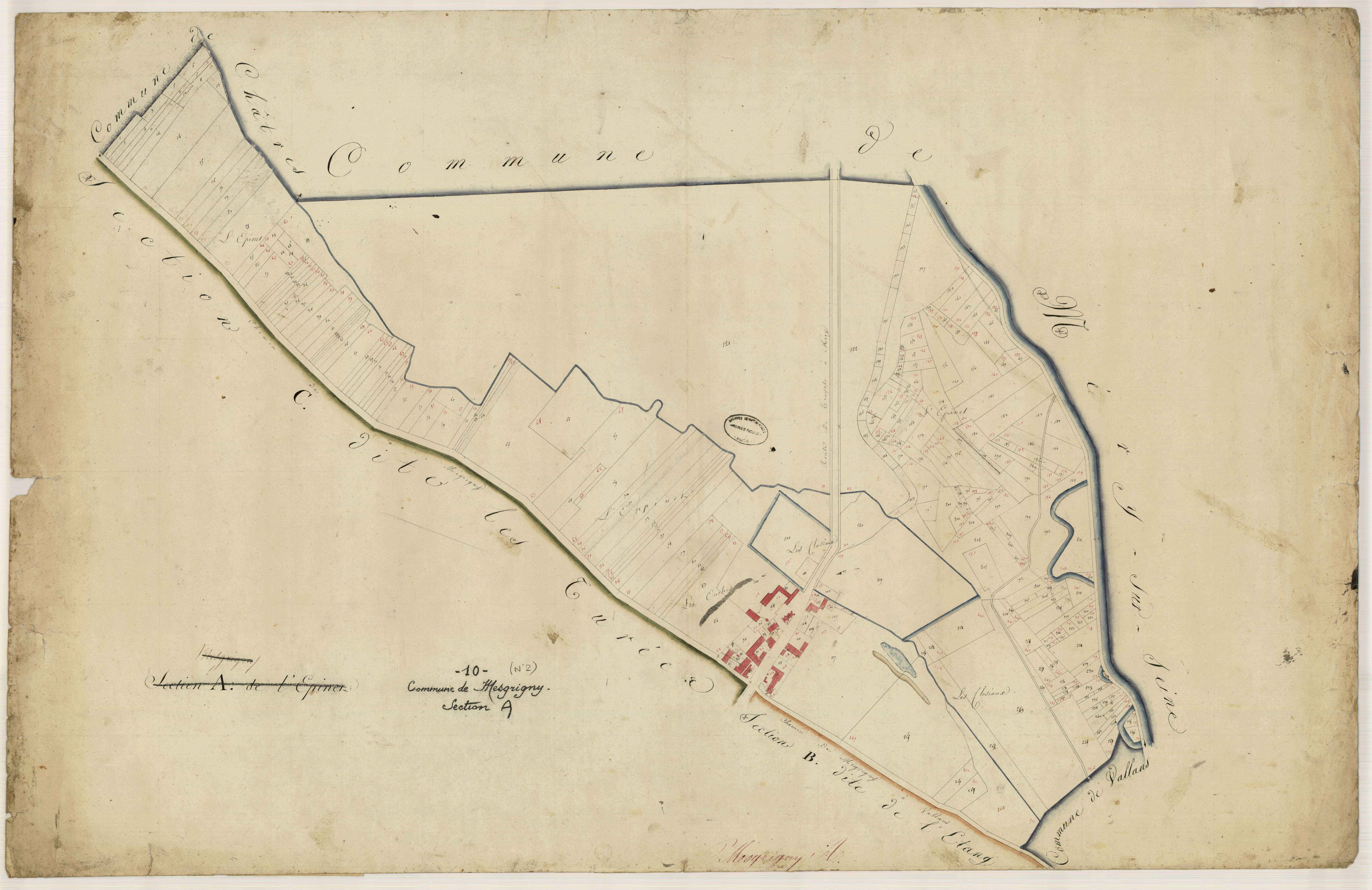 Mesgrigny, section A dite de l'Epinet
