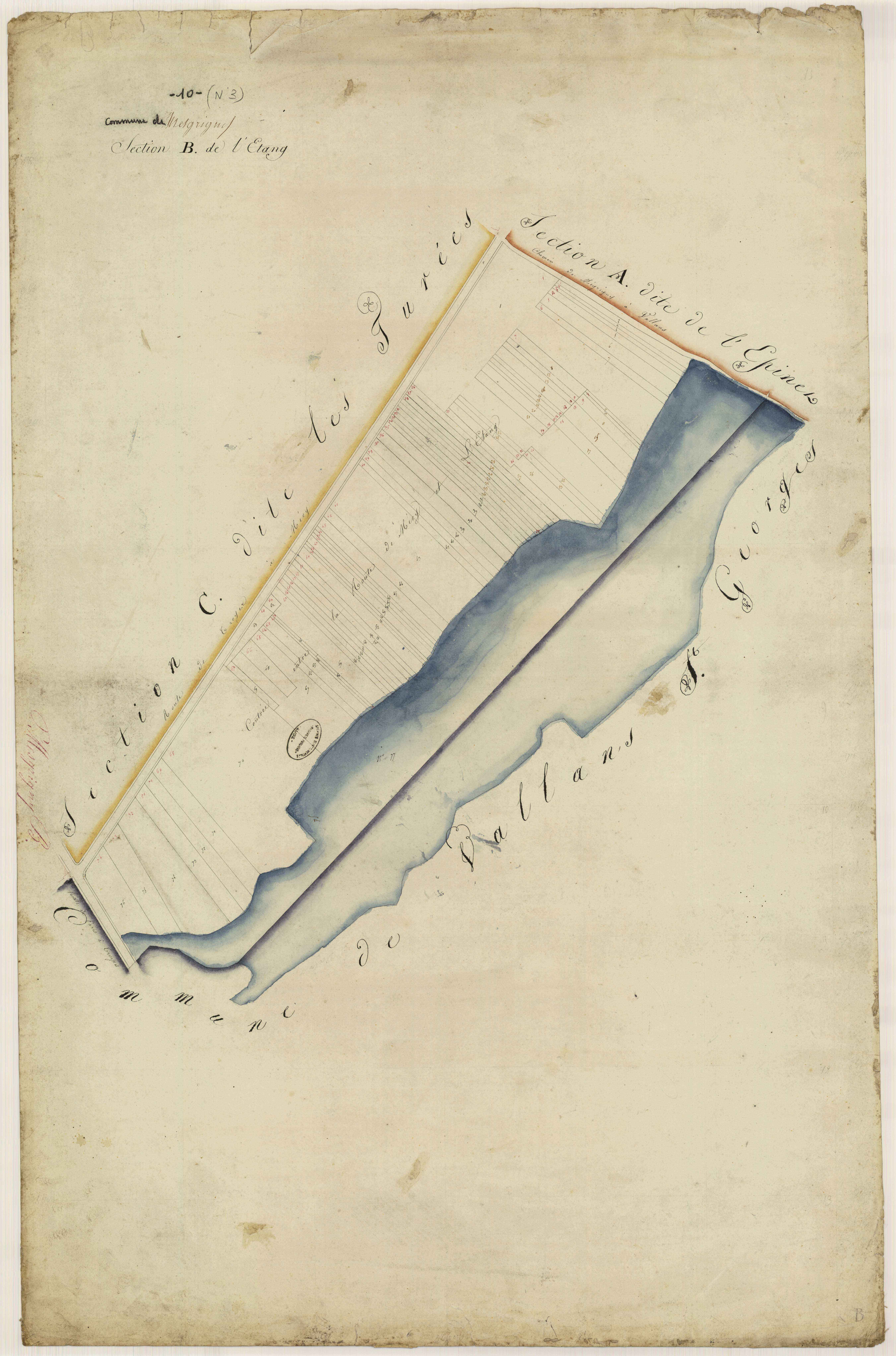 Mesgrigny, section B dite de l'étang