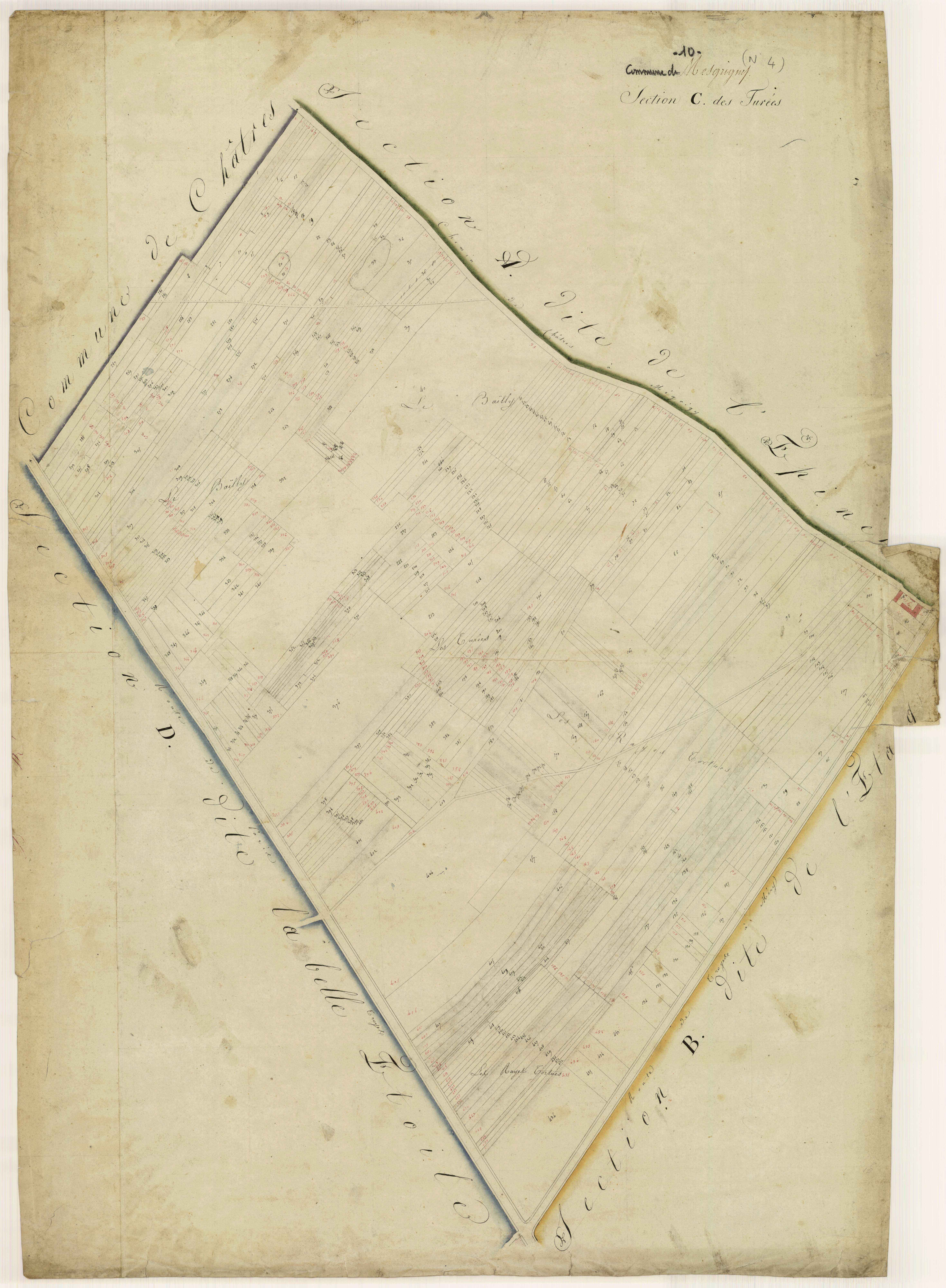 Mesgrigny, section C dite des turées