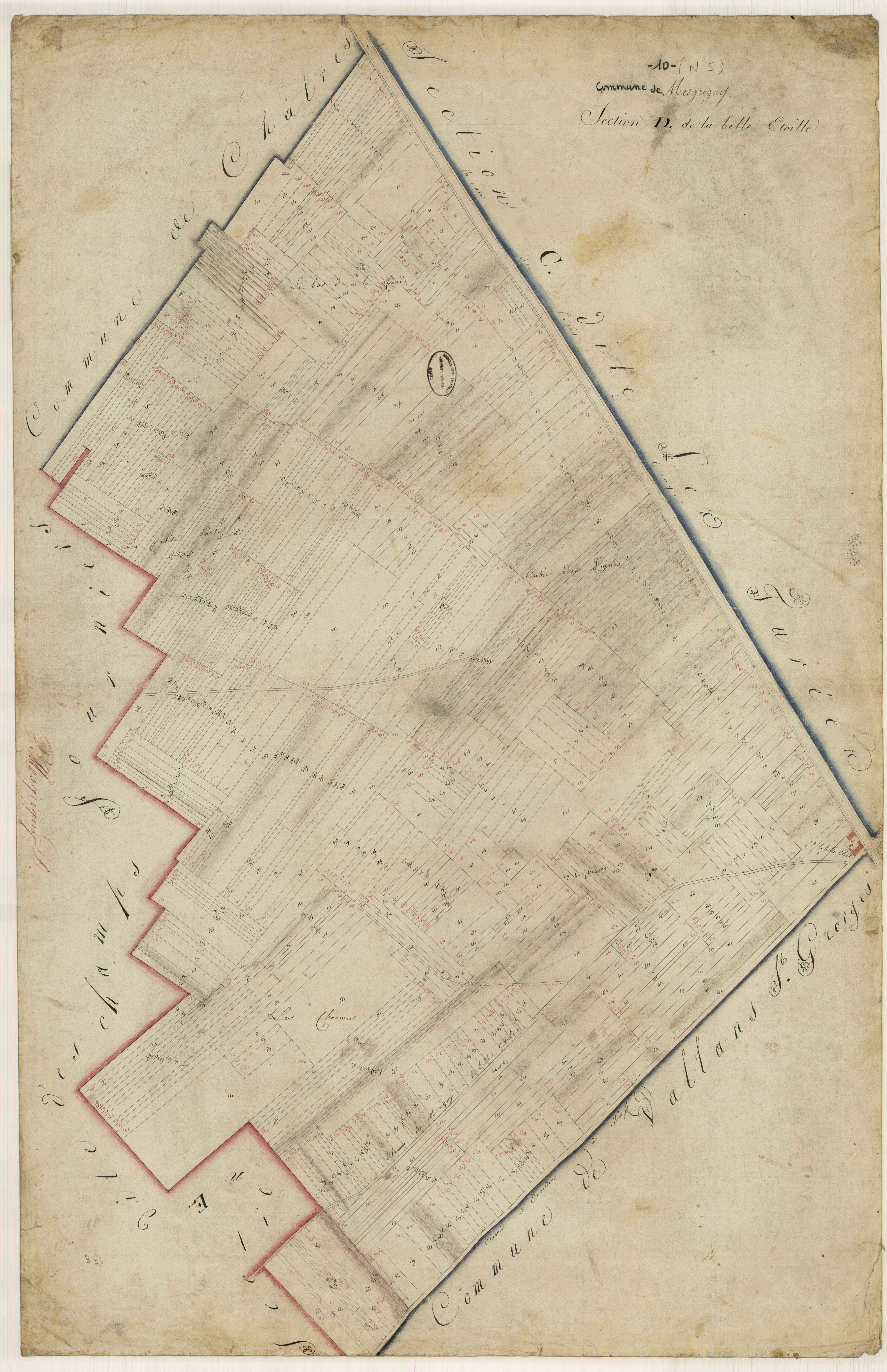 Mesgrigny, section D dite de la belle-étoile