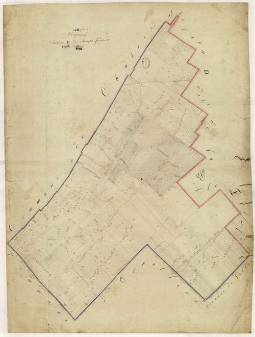 Mesgrigny, section E dite des champs fournier