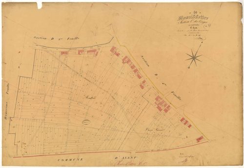 Mesnil-Lettre, section C dite des Conges, feuille n° 1