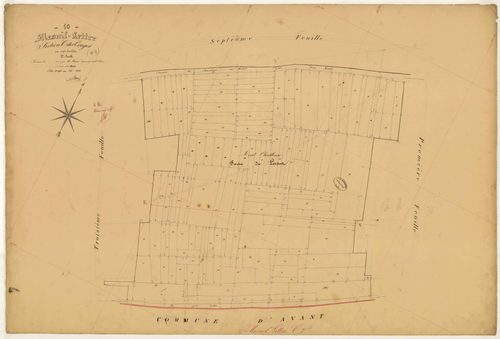 Mesnil-Lettre, section C dite des Conges, feuille n° 2