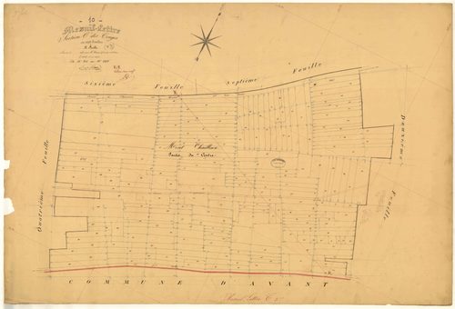 Mesnil-Lettre, section C dite des Conges, feuille n° 3