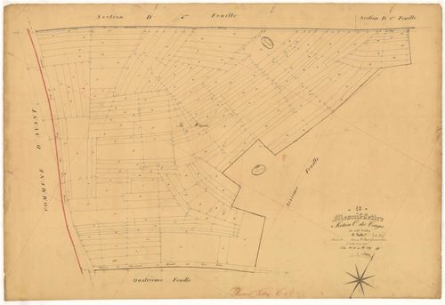 Mesnil-Lettre, section C dite des Conges, feuille n° 5