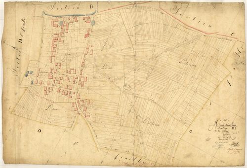Mesnil-Saint-Loup, section D dite du village, feuille n° 2