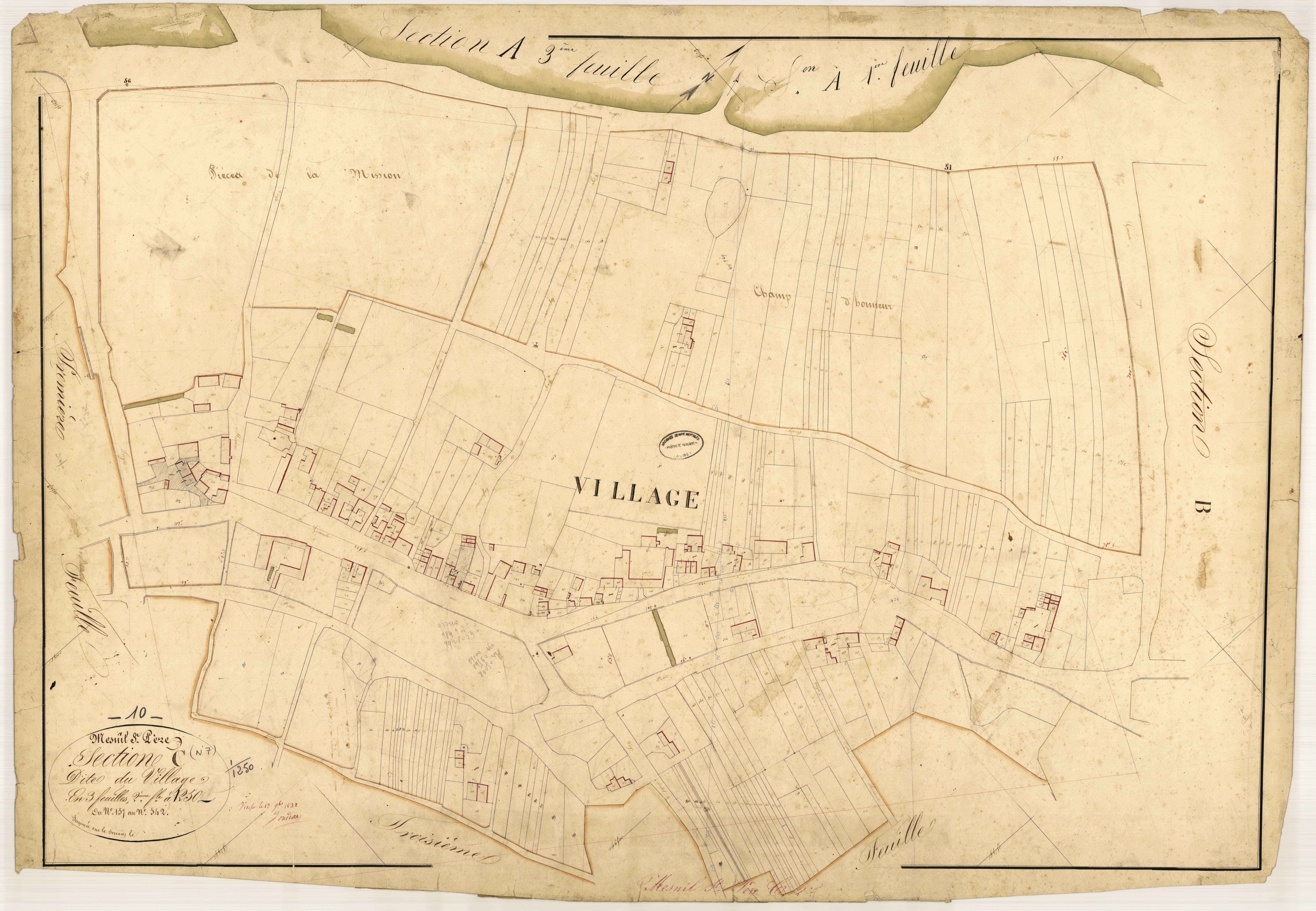 Mesnil-Saint-Père, section C dite du village, feuille n° 2
