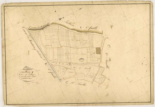 Mesnil-Saint-Père, section C dite du village, feuille n° 1
