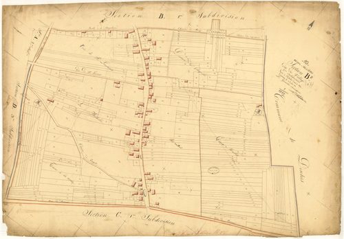 Mesnil-Sellières, section B dite du village, feuille n° 2