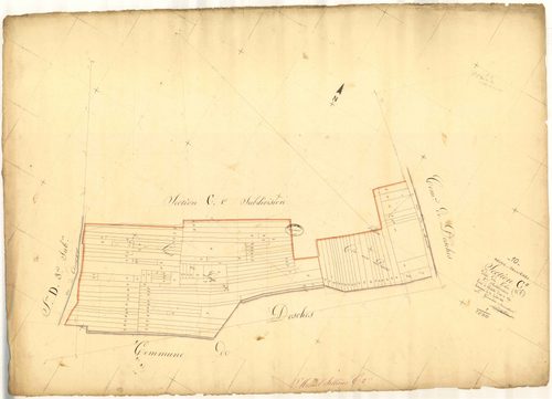 Mesnil-Sellières, section C dite du Clos, feuille n° 2