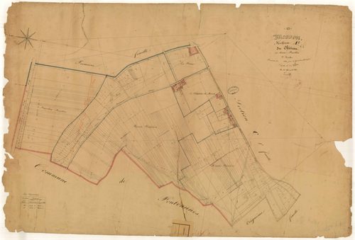 Messon, section A dite du château, feuille n° 2, parcelles n°346-620