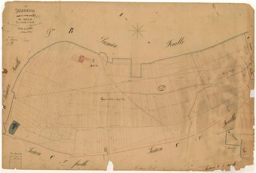 Messon, section B dite du moulin, feuille n° 4, parcelles n°1383-1723