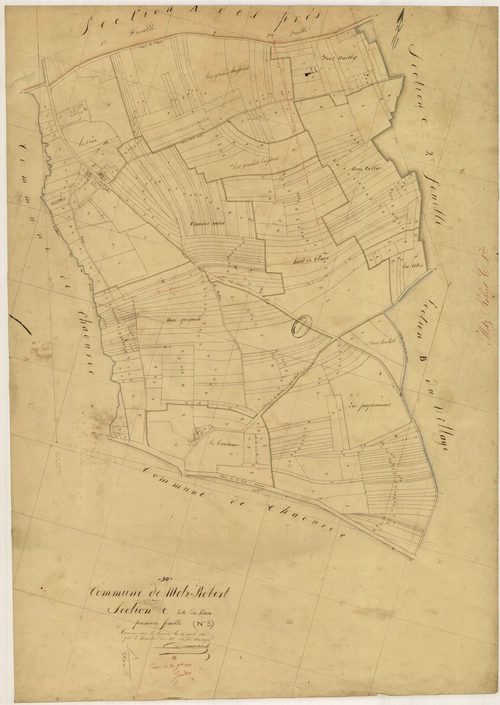 Metz-Robert, section C dite du veau, feuille n° 1
